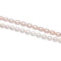 Cultured Rice Freshwater Pearl Beads, natural, more colors for choice, 8-9mm, Hole:Approx 0.8mm, Sold Per Approx 14.5 Inch Strand