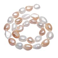 Barock kultivierten Süßwassersee Perlen, Natürliche kultivierte Süßwasserperlen, Klumpen, natürlich, gemischte Farben, 11-12mm, verkauft per ca. 15.7 ZollInch Strang