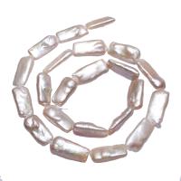 Barock kultivierten Süßwassersee Perlen, Natürliche kultivierte Süßwasserperlen, Klumpen, natürlich, weiß, 8-17mm, verkauft per ca. 15.5 ZollInch Strang