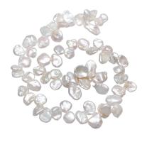 Barock kultivierten Süßwassersee Perlen, Natürliche kultivierte Süßwasserperlen, Klumpen, natürlich, 9-16mm, Bohrung:ca. 0.8mm, verkauft per ca. 15 ZollInch Strang