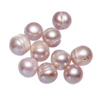 Natūralus gėlavandenių perlų Palaidos karoliukai, Gėlo vandens perlų, Bulvė, purpurinis, 10-11mm, Skylė:Apytiksliai 0.8mm, Pardavė PC