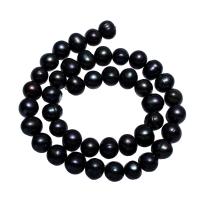 Cultured Potato Freshwater Pearl Beads, 9-10mm, Hole:Approx 0.8mm, Sold Per Approx 15 Inch Strand
