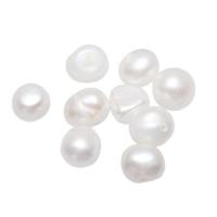 Natūralus gėlavandenių perlų Palaidos karoliukai, Gėlo vandens perlų, Bulvė, 7-8mm, Skylė:Apytiksliai 0.8mm, 10kompiuteriai/Krepšys, Pardavė Krepšys