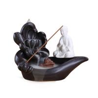 Backflow Incense Burner, Porcelain, different styles for choice, 150x120mm, Sold By PC