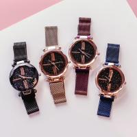 Женские наручные часы, Стеклянный, с цинковый сплав, Другое покрытие, звездное дизайн & Женский, Много цветов для выбора, 33mm, длина:Приблизительно 8.6 дюймовый, продается PC