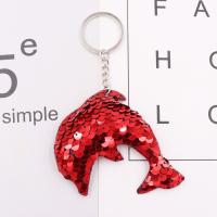 Plastic Key Chain with Iron Animal silver color plated & double-sided nickel lead & cadmium free 100mm Sold By PC