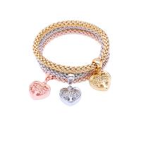 Zinc Alloy Bracelet plated lantern chain & for woman 21mm Length Approx 7.5 Inch Sold By Set