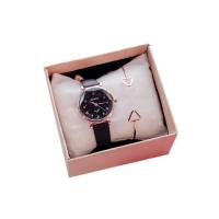 Damen Armbanduhr, Glas, mit PO Leder & Zinklegierung, plattiert, ohne Box & Sternendesign & für Frau, keine, 28mm, Länge:ca. 8.6 ZollInch, verkauft von PC