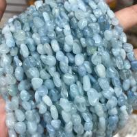 Aquamarine Beads, 6x8mm, Hole:Approx 0.8mm, Approx 49PCs/Strand, Sold Per Approx 15 Inch Strand