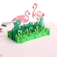 Papier 3D kartkę z życzeniami, Ptak, Ręcznie robione, z koperty & Efekt 3D & pusty, 130x180mm, sprzedane przez PC