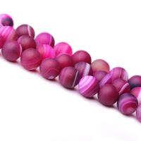 Agate Beads & frosted Sold Per Approx 15 Inch Strand