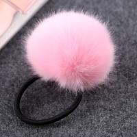 Nylon elastic cord Hair Jewelry Elastic with Plush cute & for woman 70mm Sold By PC