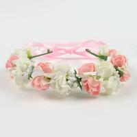 Headband, Resin, with PE Foam & Cloth, Flower Bud, Girl & adjustable, 170-190mm, Sold By PC