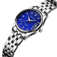Kingnuos® Smykker Watch, Glas, med Stainless Steel, sølvfarvet forgyldt, for kvinde, flere farver til valg, 28x9mm, Længde Ca. 9.4 inch, Solgt af PC