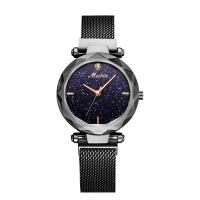 Женские ювелирные часы MEIBIN®, цинковый сплав, с Стеклянный, Другое покрытие, звездное дизайн & Женский, Много цветов для выбора, 34x10mm, длина:Приблизительно 7.8 дюймовый, продается PC