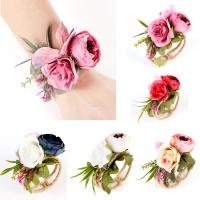 Cloth Cuff Bangle, for bridal, more colors for choice, Inner Diameter:Approx 60mm, Length:8 Inch, Sold By PC