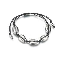 Zinc Alloy Bracelet with Nylon Cord plated Unisex Sold Per Approx 4.7-11 Inch Strand