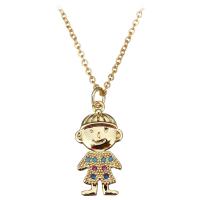 Stainless Steel Jewelry Necklace, with 1.5Inch extender chain, Boy, gold color plated, oval chain & for woman & with rhinestone, 11x22mm, 2mm, Sold Per Approx 18 Inch Strand