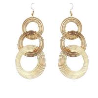 Zinc Alloy Drop Earrings Geometrical Pattern plated hypo allergic & for woman nickel lead & cadmium free Sold By Pair