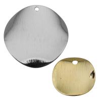 Brass Jewelry Pendants, Flat Round, plated, different size for choice, more colors for choice, Hole:Approx 1mm, 100PCs/Lot, Sold By Lot
