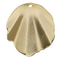 Bijoux pendentifs en laiton, Plaqué d'or, 25x30x3mm, Trou:Environ 2mm, 50PC/lot, Vendu par lot