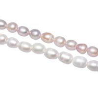Cultured Potato Freshwater Pearl Beads, with troll, different styles for choice, more colors for choice, 10-11mm, Sold By Strand