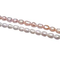 Perlas Patata Freshwater, Perlas cultivadas de agua dulce, con rosca, más colores para la opción, 9-10mm, agujero:aproximado 2mm, Vendido por Sarta