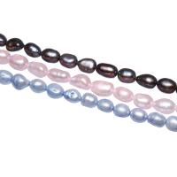 Perlas Patata Freshwater, Perlas cultivadas de agua dulce, más colores para la opción, 8-9mm, agujero:aproximado 0.8mm, Vendido por Sarta