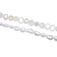 Perles nacres baroques de culture d'eau douce , perle d'eau douce cultivée, pepite, naturel, plus de couleurs à choisir, 6-7mm, Trou:Environ 0.8mm, Vendu par brin