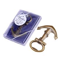 Bottle Opener Zinc Alloy Anchor antique brass color plated Sold By Lot