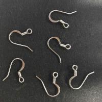 Stainless Steel Hook Earwire with loop original color Approx 2mm Sold By Bag