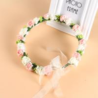 Bridal Hair Wreath Cloth Flower durable & for woman 180mm Sold By PC
