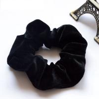 Hair Scrunchies, Velveteen, for woman, more colors for choice, 110mm, Sold By PC