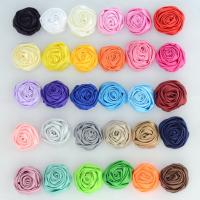 Hair Accessories DIY Findings Cloth Flower handmade Mini & 3D effect 35mm Sold By Bag
