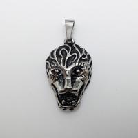 Stainless Steel Animal Pendants, Monkey, blacken, 22x37mm, Hole:Approx 2-4mm, Sold By PC