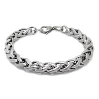 Titanium Steel Bracelet, different length for choice & for man, original color, Sold By Strand