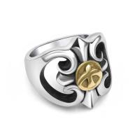 Пальцевидное Кольцо Титановой Стали, титан, Мужская & разный размер для выбора & чернеют, продается PC