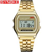 Synoke® Unisex Smykker Watch, Zinc Alloy, med Resin, forgyldt, Livsbestandig & luminated, flere farver til valg, 35.37x8.89mm, Længde Ca. 8.6 inch, Solgt af PC