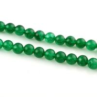 Jade Malaysia Bead, Runde, naturlig, forskellig størrelse for valg, Solgt Per Ca. 15 inch Strand