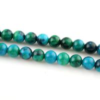 Chrysocolla Beads Round Sold Per Approx 15 Inch Strand