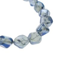 Natürlicher Quarz Perlen Schmuck, bunte Farbe plattiert, verschiedene Größen vorhanden & facettierte, ca. 26PCs/Strang, verkauft per ca. 15.1 ZollInch Strang