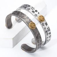 Titanium Steel Cuff Bangle, plated, Unisex, more colors for choice, 10mm, Inner Diameter:Approx 59mm, Sold By PC