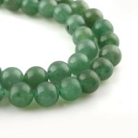 Perles aventurine, aventurine vert, Rond, naturel, normes différentes pour le choix, Vendu par Environ 15 pouce brin