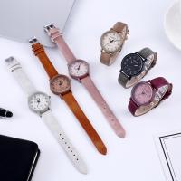 Women Wrist Watch PU Leather with Glass & Stainless Steel for woman & frosted 30mm 14mm 8mm Length Approx 8.3 Inch Sold By PC