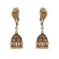 Zinc Alloy Drop Earrings iron post pin plated vintage & for woman lead & cadmium free Sold By Pair