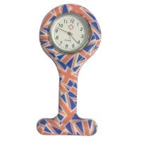 Reloj Colgante, silicona, con Vidrio, diferentes patrones para la opción & para mujer, 42x13mm, Vendido por UD