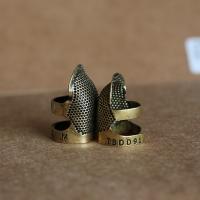 Brass Thimble antique brass color plated adjustable nickel lead & cadmium free Sold By PC