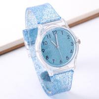 Unisex Wrist Watch, Plastic, with Glass, more colors for choice, 40mm, Length:Approx 9.5 Inch, 2PCs/Lot, Sold By Lot