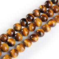 Tigerauge Perlen, verschiedene Größen vorhanden, keine, verkauft von Strang