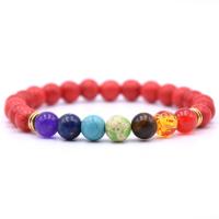 Gemstone Bracelets, with Elastic Thread, different materials for choice & Unisex & anti-fatigue, 8mm, Sold Per Approx 7.5 Inch Strand